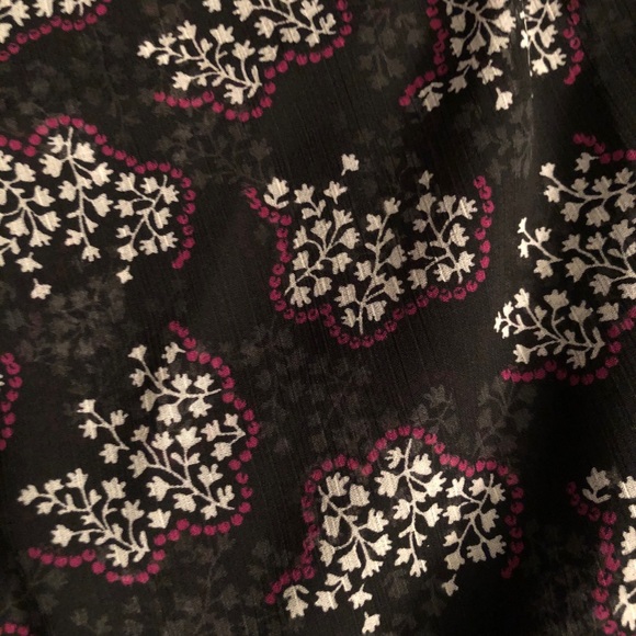 Anna Sui/Uniqlo Romantic Floral Sheer Blouse - Picture 6 of 6